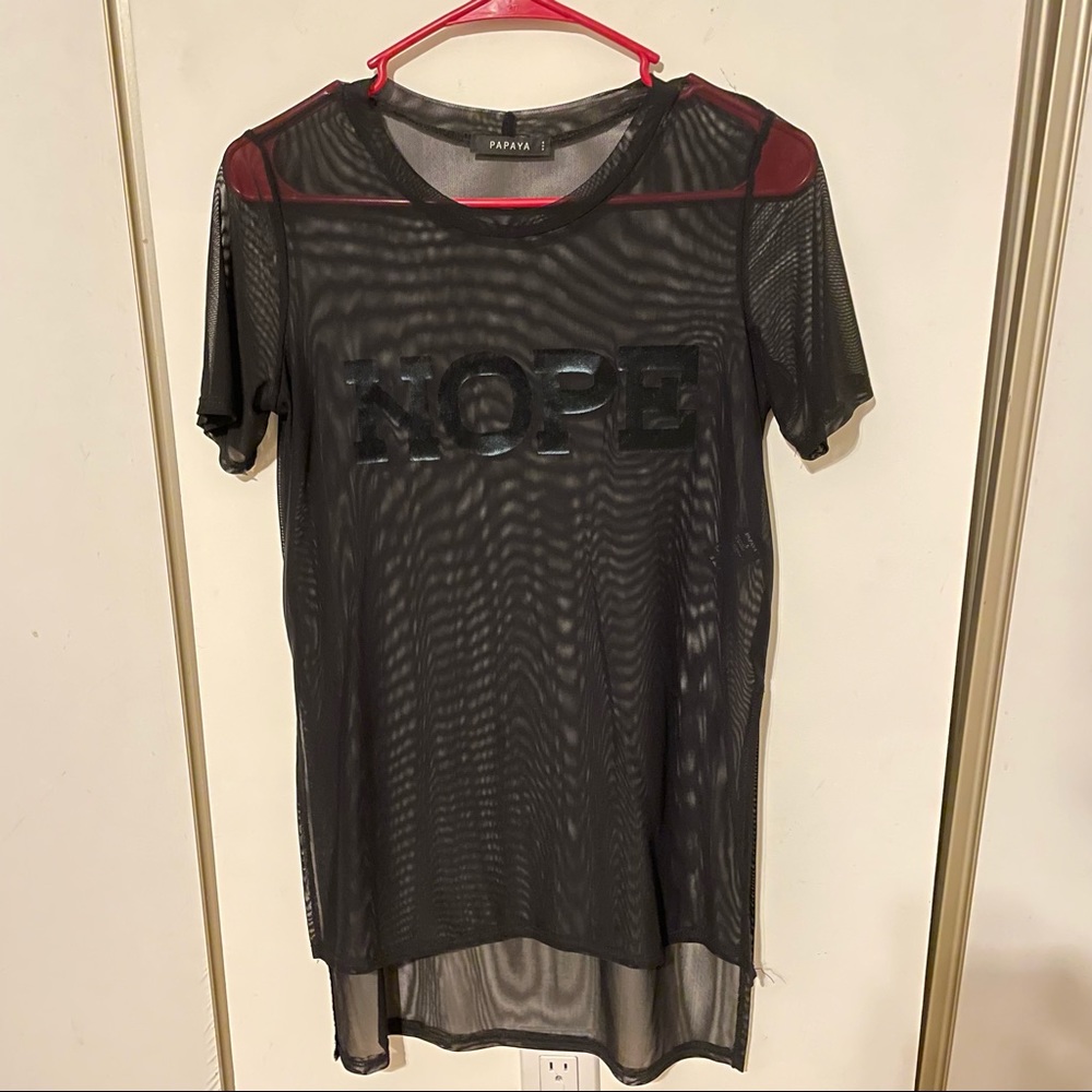See tru shirt